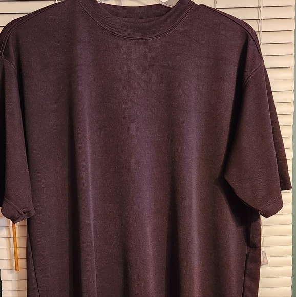 Daniel Ellissa T-Shirt Men’s Dark Brown Size 3XL Dressy Crew Neck Knit Polyester - Picture 3 of 9